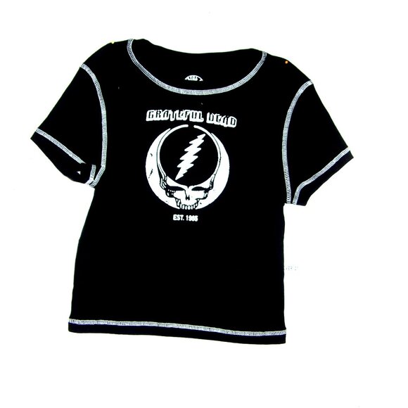 Forever 21 Grateful Dead Black T-Shirt Women  Size Small - Picture 1 of 4